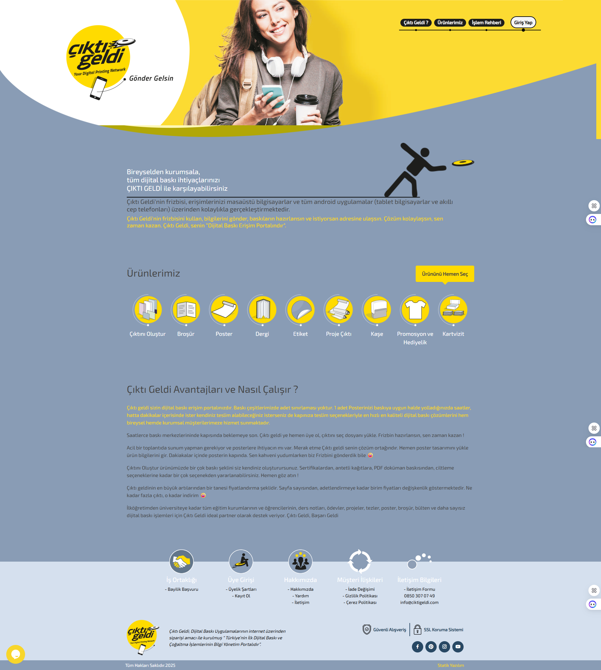 Çıktı Geldi Projesi